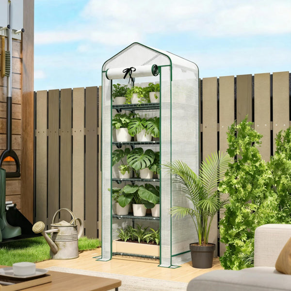 Raised Garden Bed with Greenhouse Cover