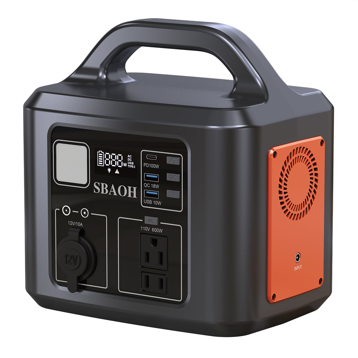 600W Solar Generator Power Station 538.7Wh