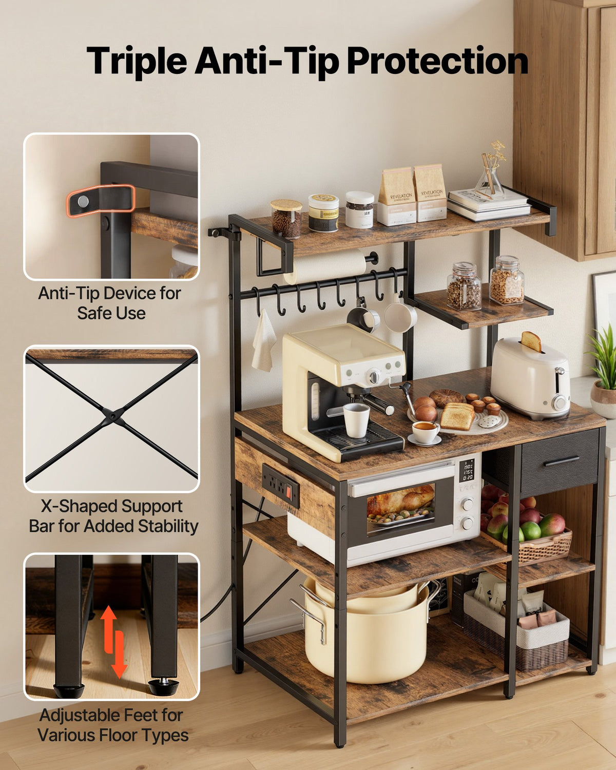 Kitchen Bakers Rack