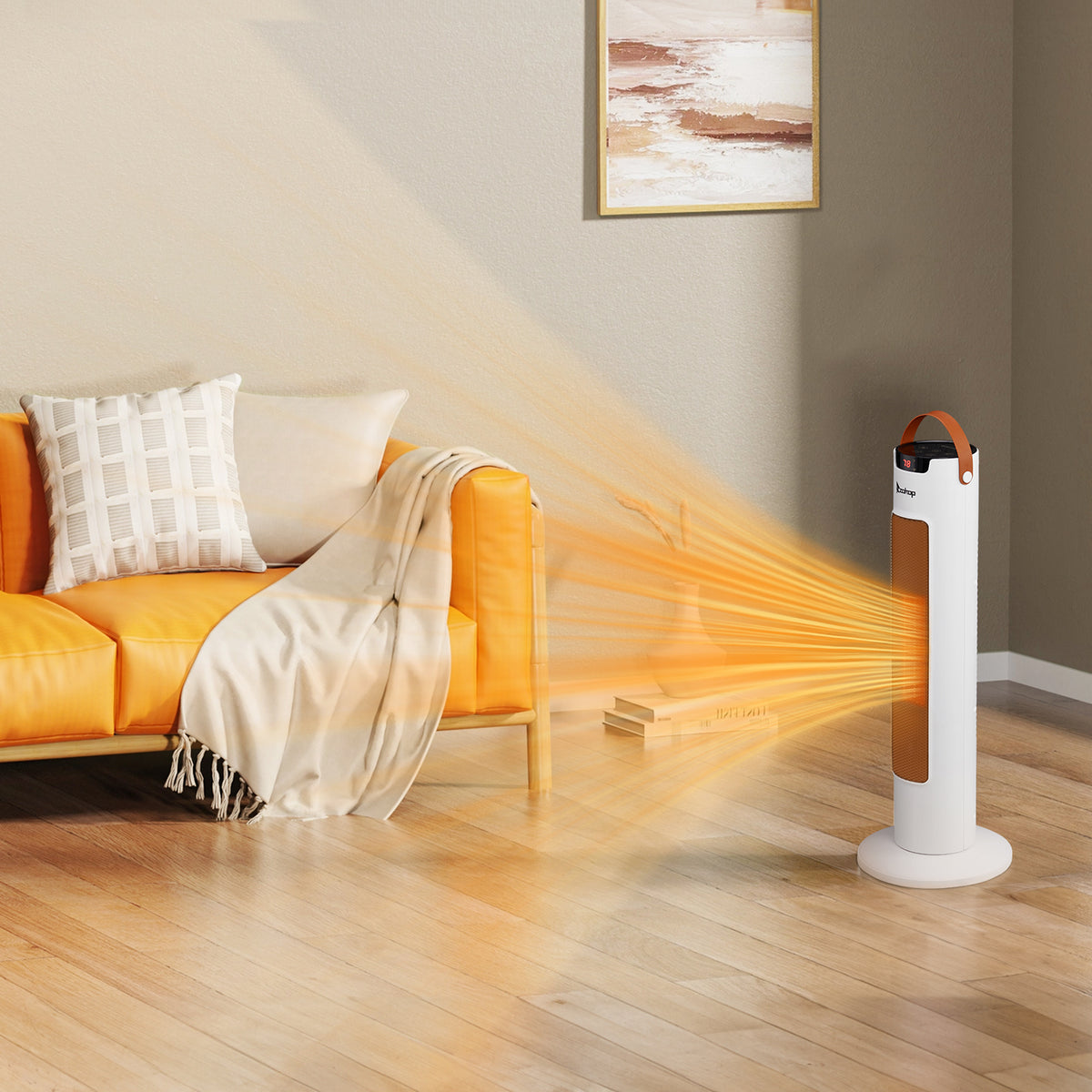 24 Inch Tower Space Heater 1500W Smart WiFi Remote