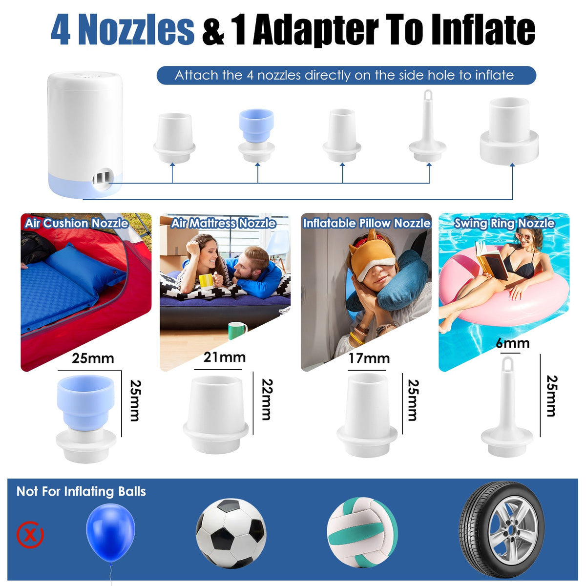 2-Pack 17L Vacuum Storage Bags with Pump & Handle
