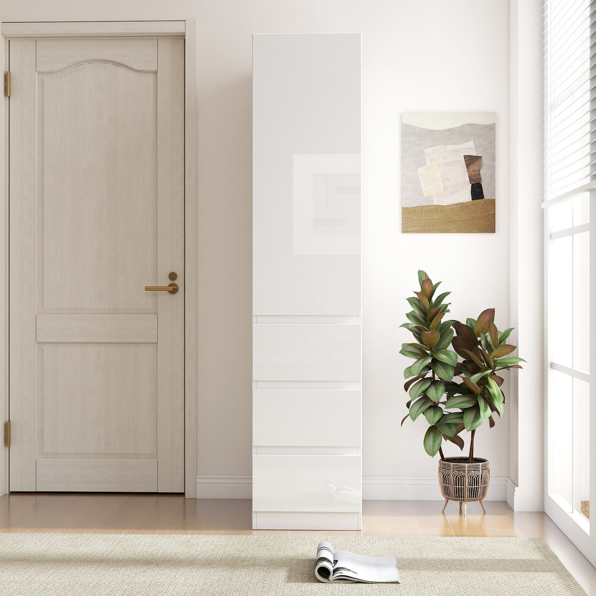 Kitchen Pantry Storage Cabinet