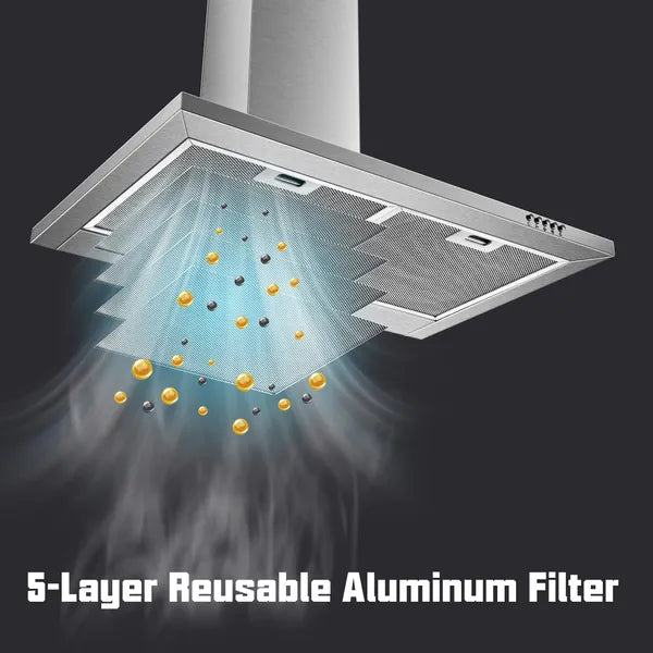 30 Inch Wall Mount Range Hood Stainless Steel