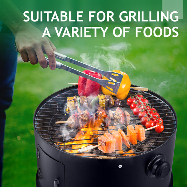 Black Smoked Charcoal Outdoor Oven