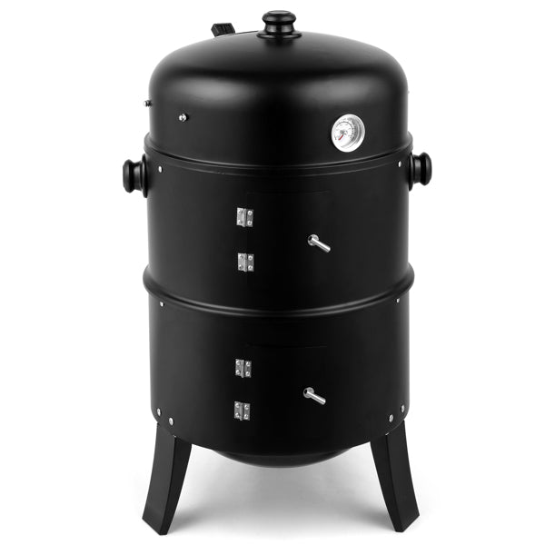 Black Smoked Charcoal Outdoor Oven