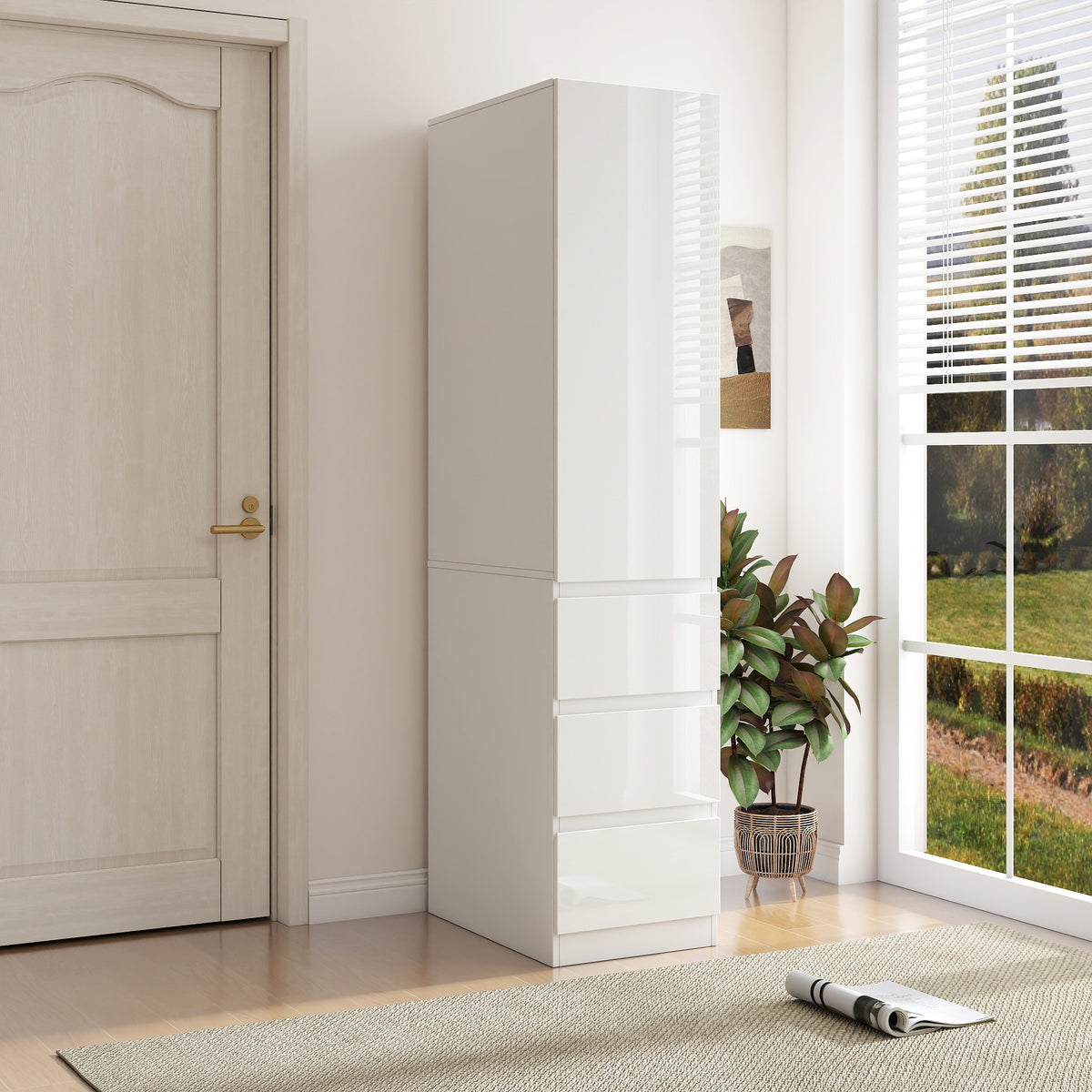 Kitchen Pantry Storage Cabinet