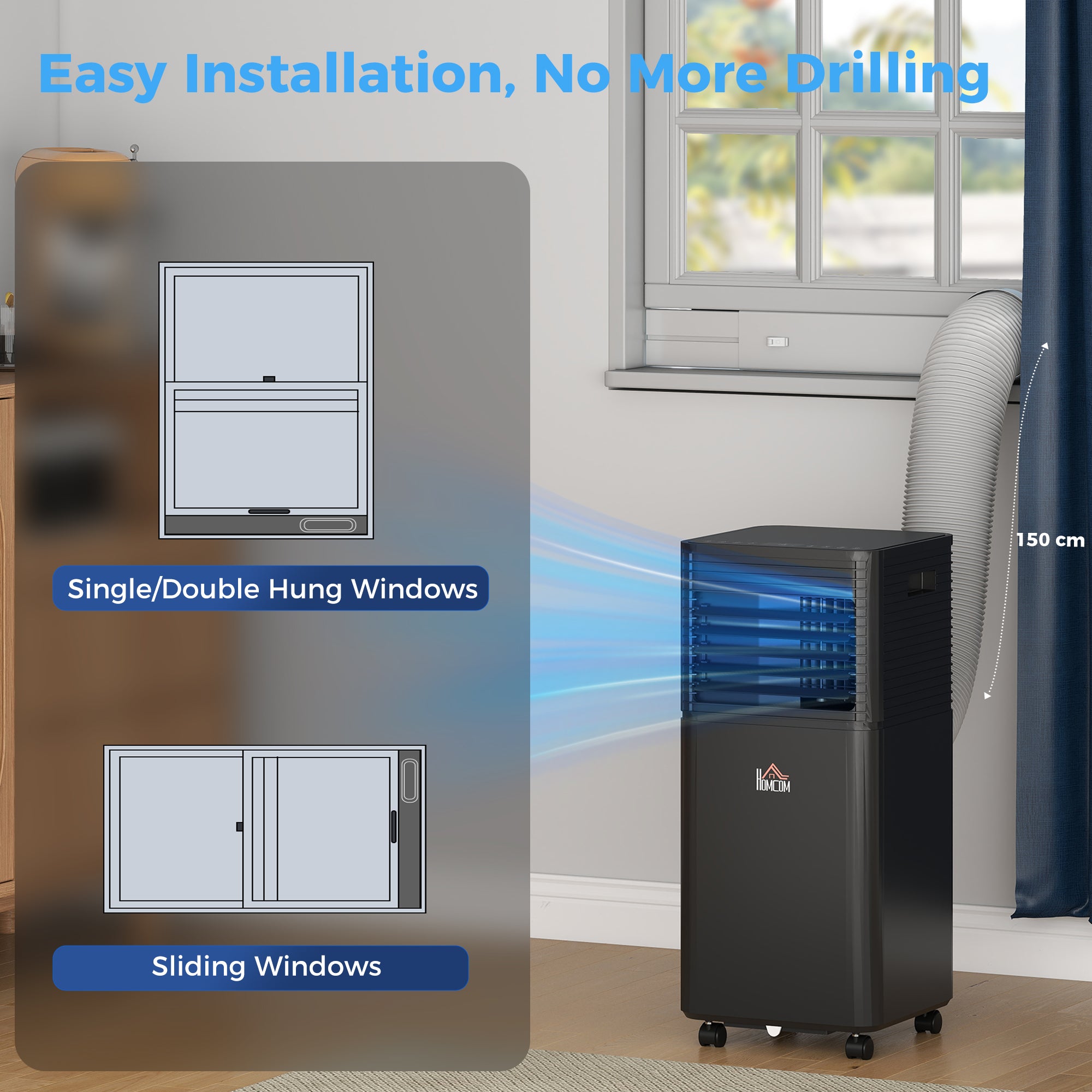 10000 BTU Portable Air Conditioner with Dehumidifier