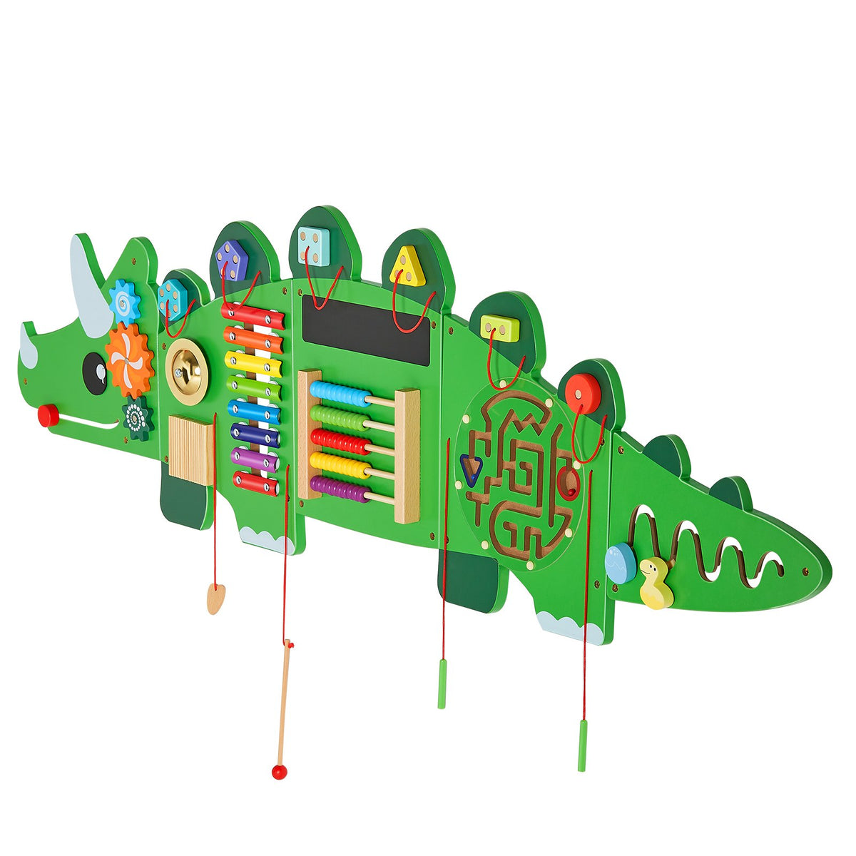Dinosaur Activity Wall Busy Board Panels 11 Activities Sensory Wall