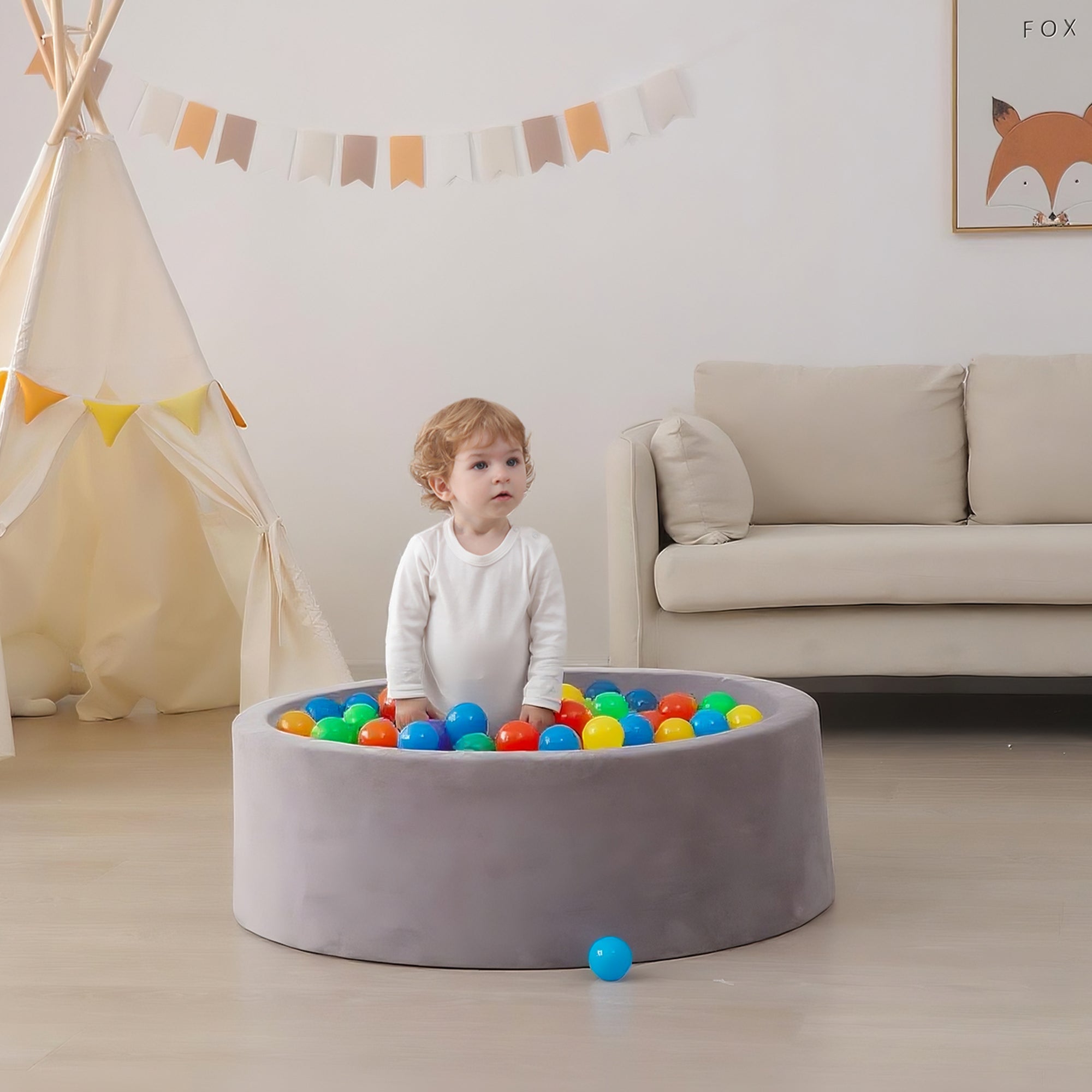 500 Count Ball Pit Balls, Colorful BPA Free