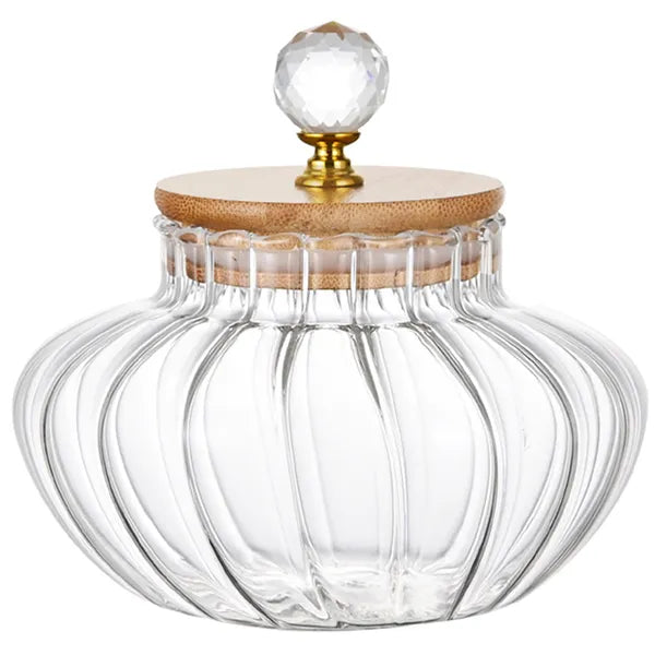 1 PCS High Borosilicate Stripe Sealed Jar