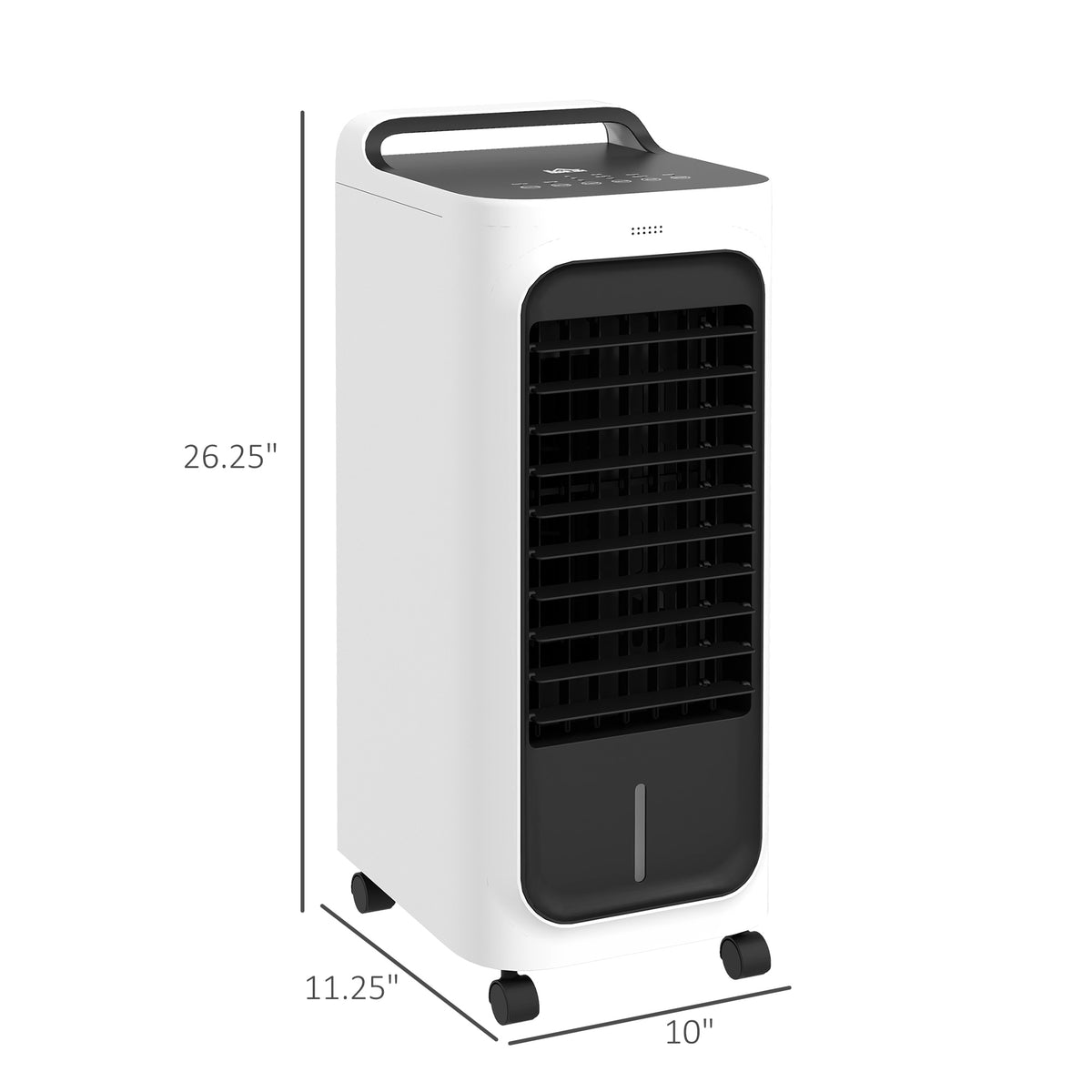 Portable Ice Cooling Fan with Water Humidifier & Remote Control