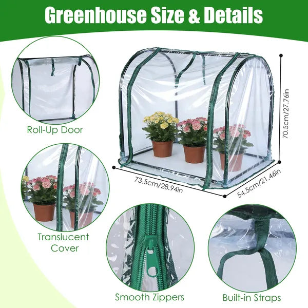 28.94" x 21.46" x 27.76" Tabletop Mini Greenhouse