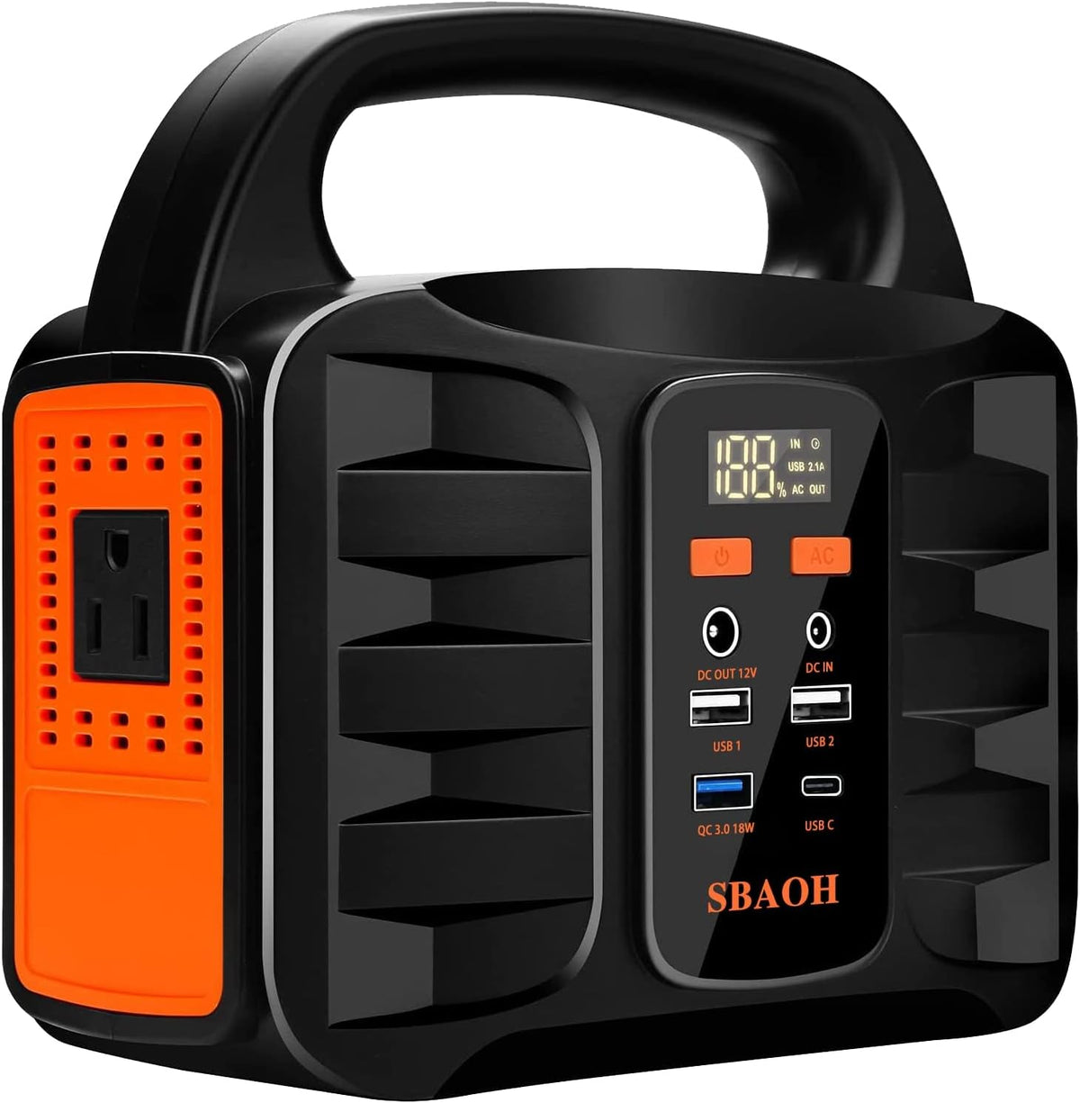 150W Portable Power Station 155Wh 42000mAh Lithium