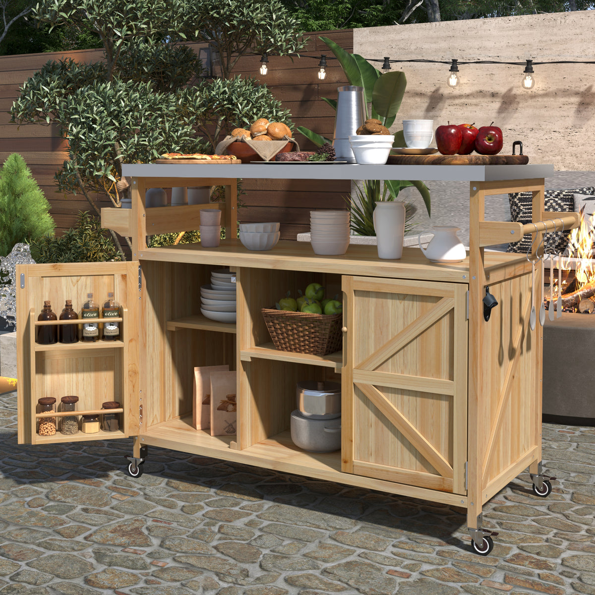 K&K Outdoor Kitchen Island