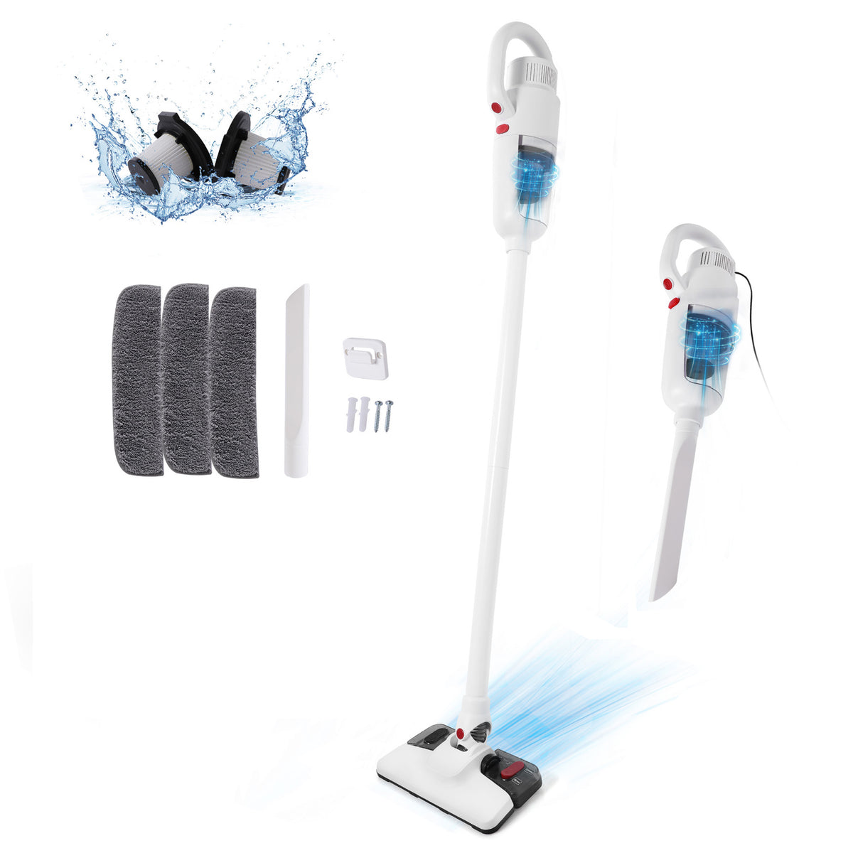 Lightweight Stick Vacuum & Mop Combo - 400W 12Kpa