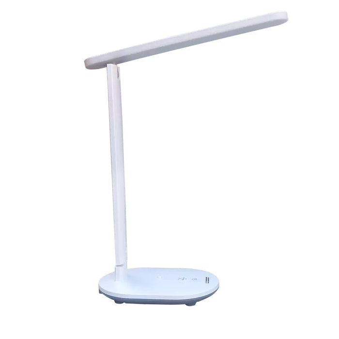 LED Desk Lamp with Wireless Charging & Clock Display