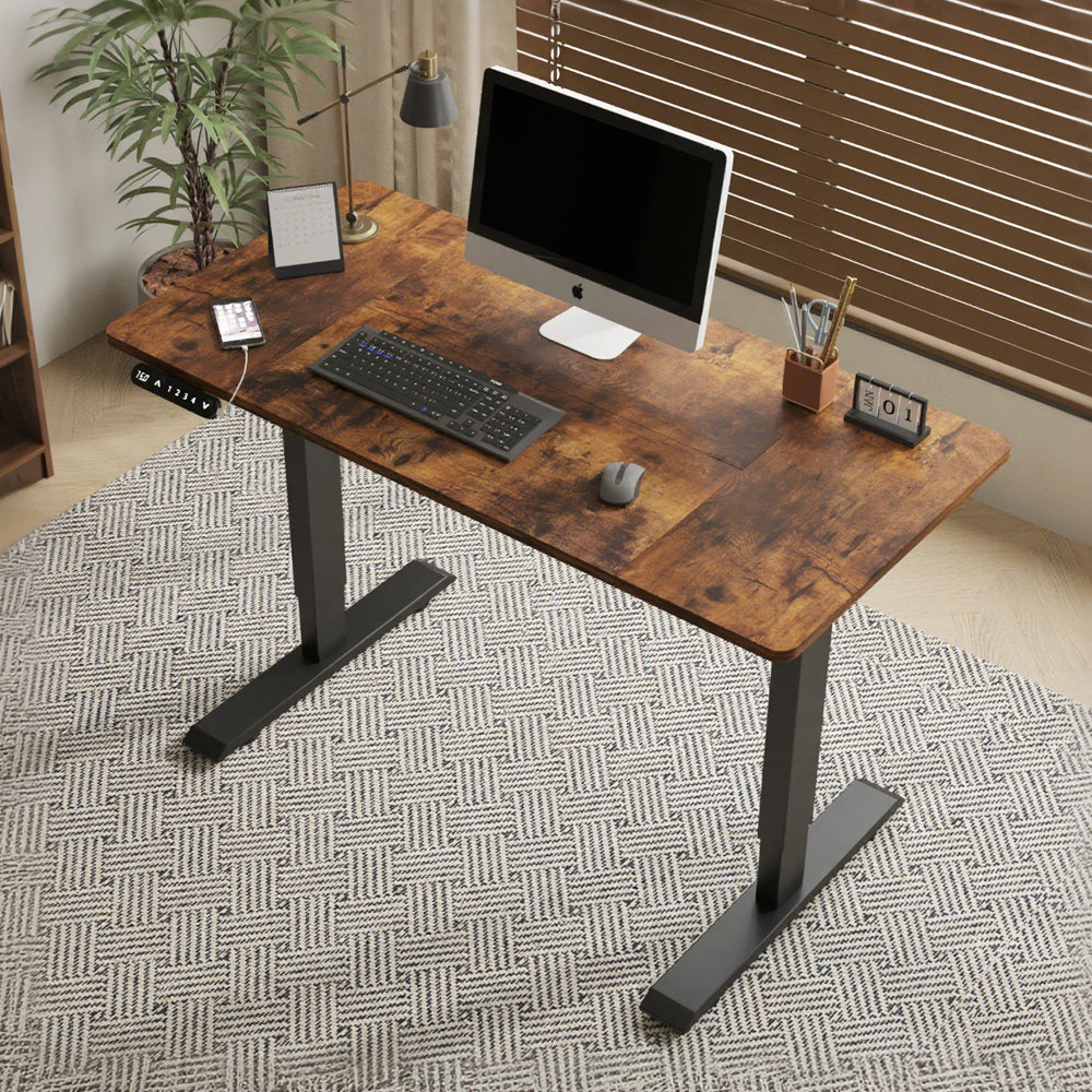 Electric Standing Desk Height Adjustable 55 Inch