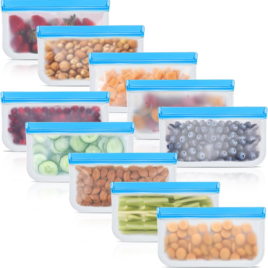Reusable Silicone Food Storage Bags