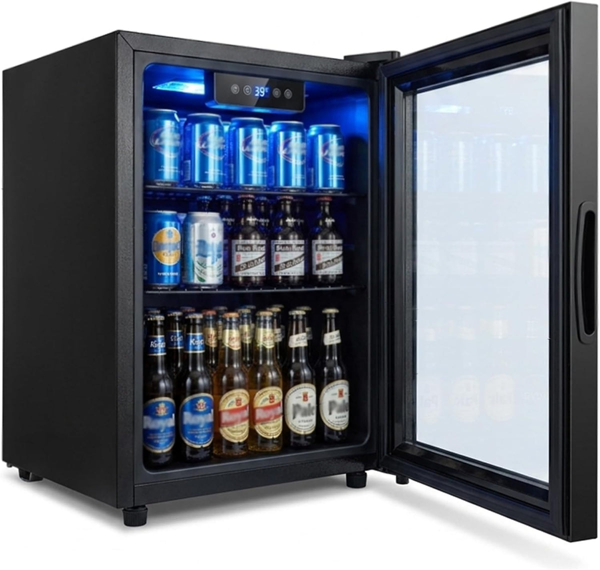 1.8 Cu Ft Glass Door Beverage Cooler with Digital Control