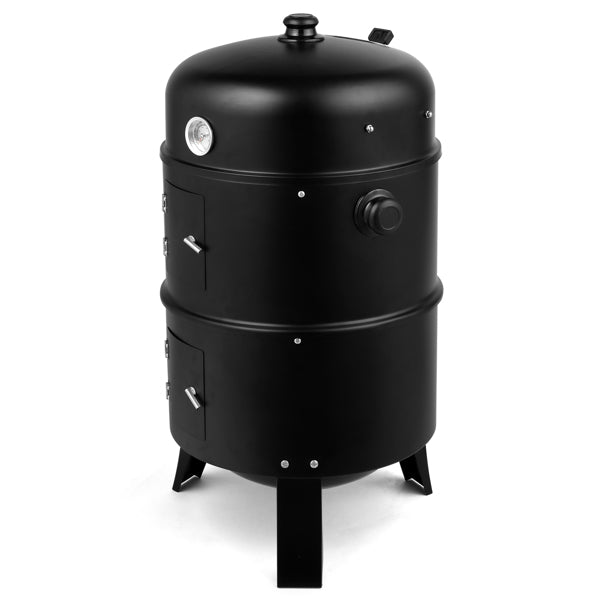 Black Smoked Charcoal Outdoor Oven