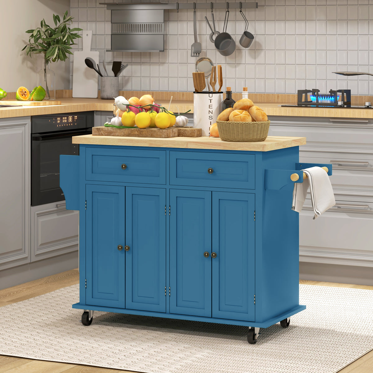 Kitchen Island On Wheels