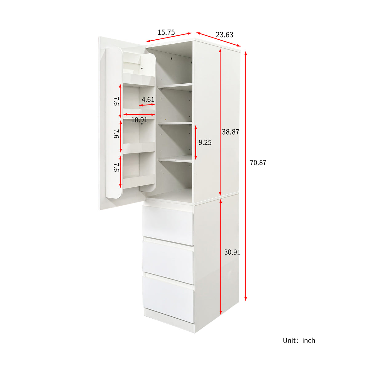 Kitchen Pantry Storage Cabinet