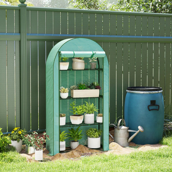 Walk-In Greenhouse Grow House with Shelving