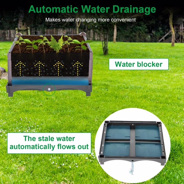 Elevated Garden Flowerpot for Outdoor Plants