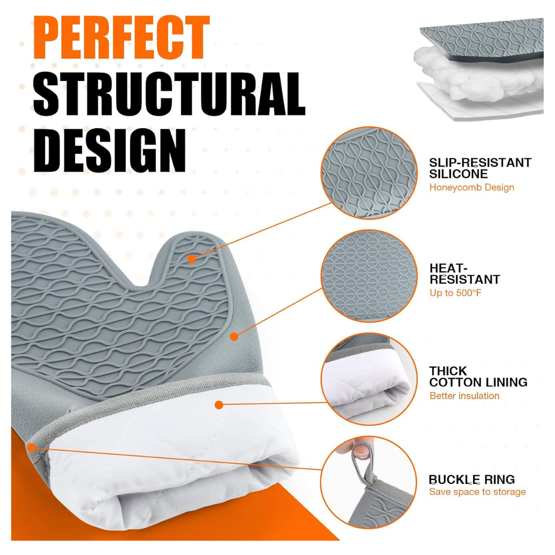 Silicone Oven Mitts
