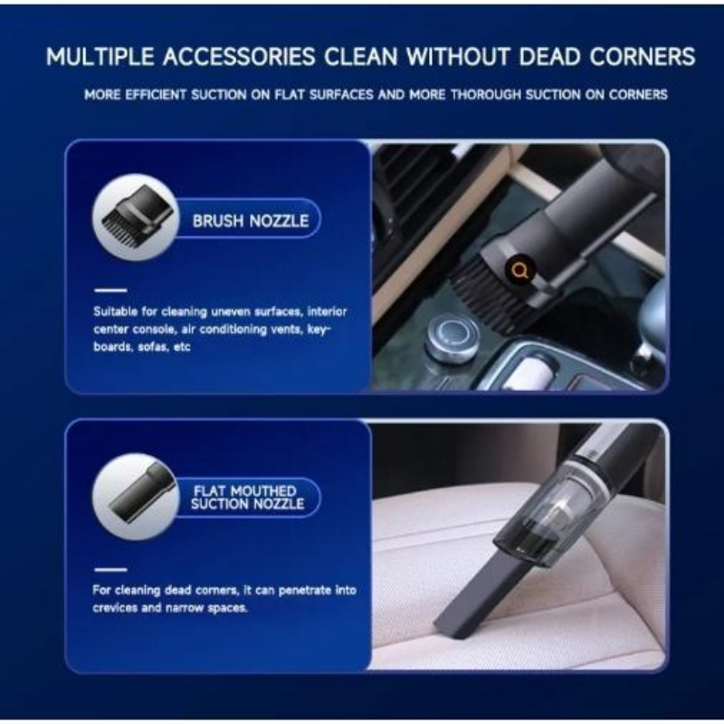 Wireless Mini Handheld Vacuum Cleaner with Car Holder