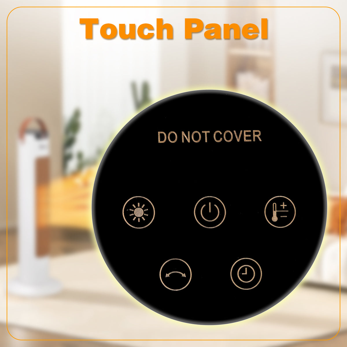 24 Inch Tower Space Heater 1500W Smart WiFi Remote
