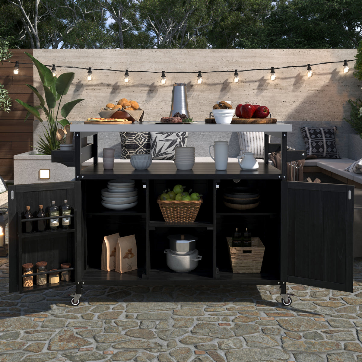 K&K Outdoor Kitchen Island