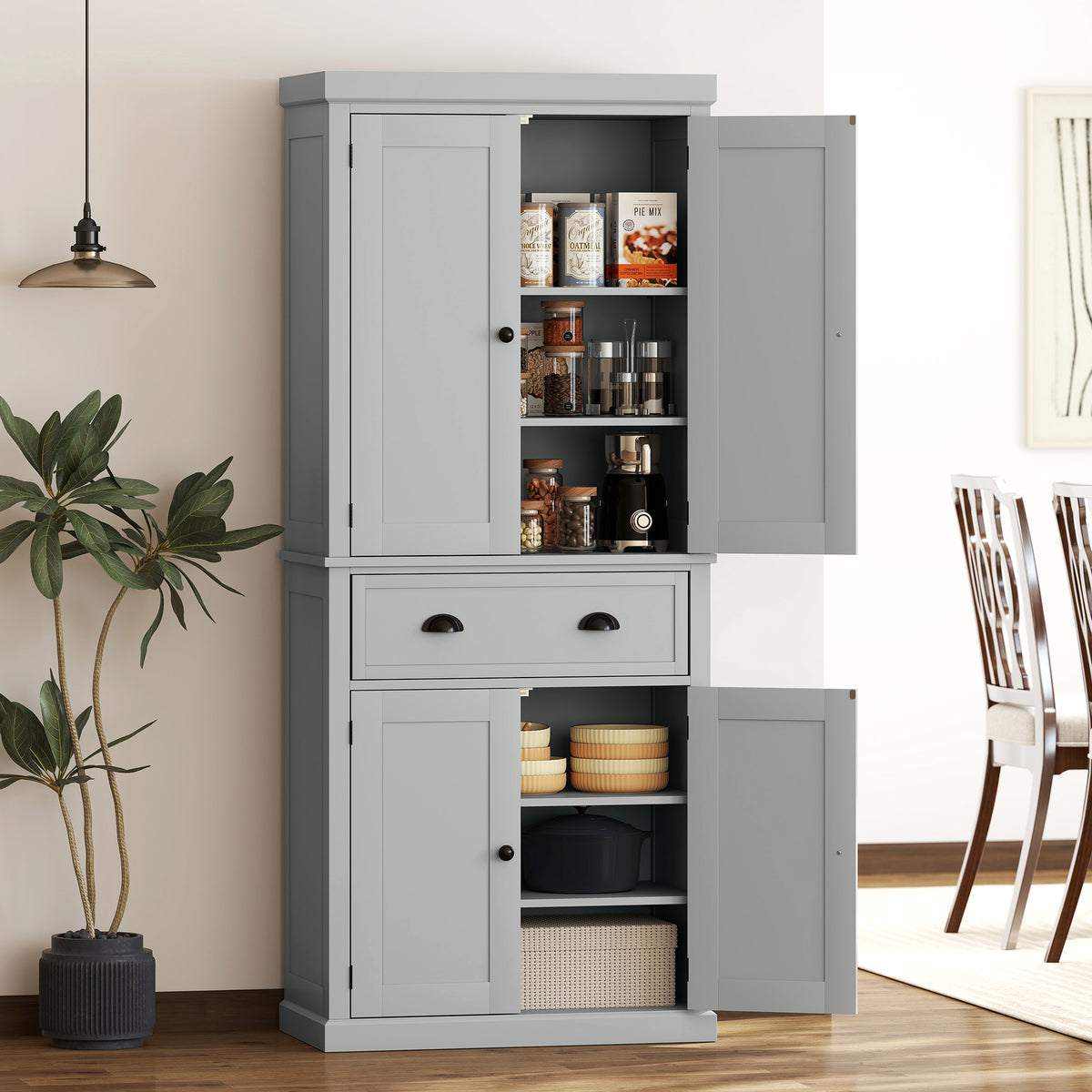 72.5" Kitchen Cabinet