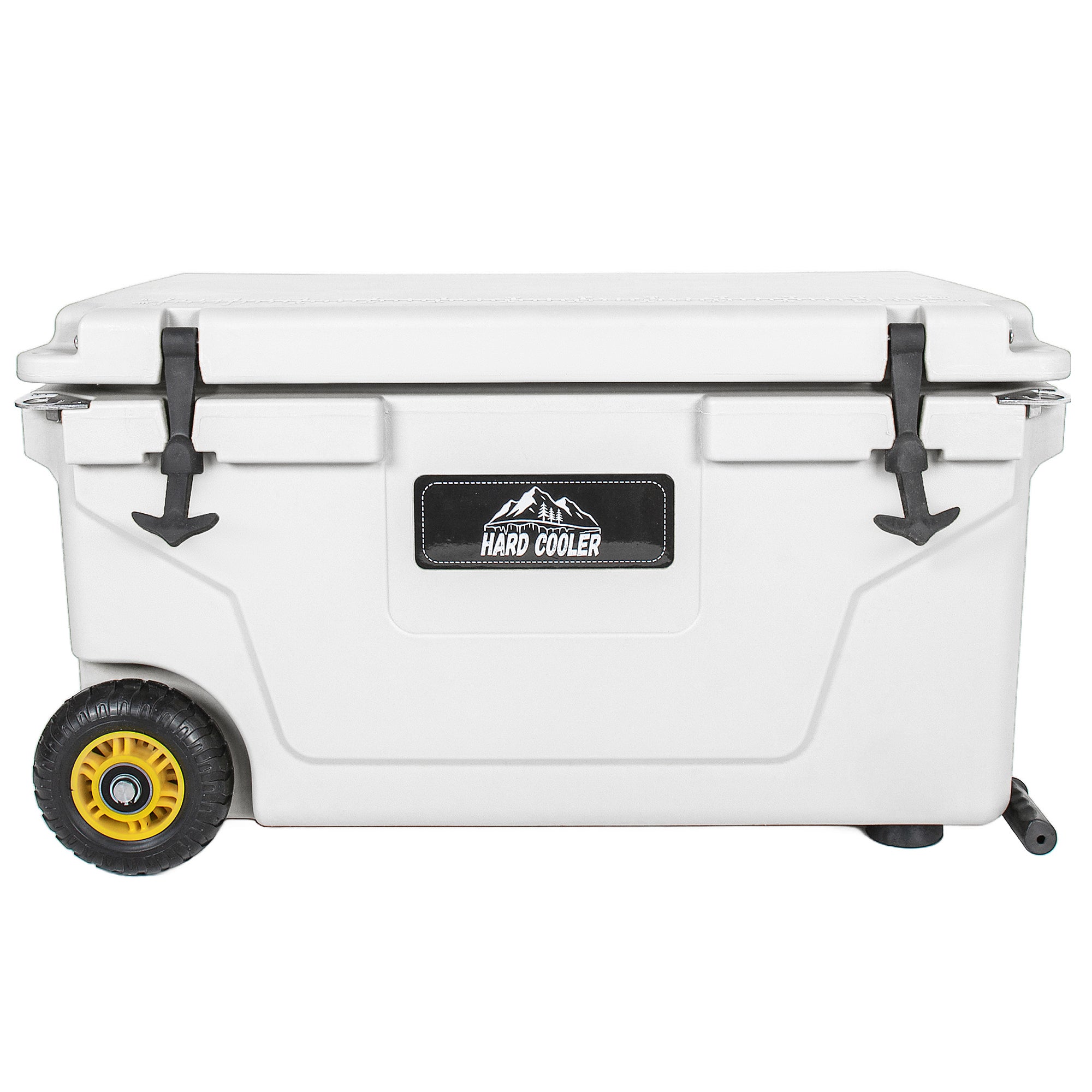65 Quart White Hard Shell Ice Chest Cooler