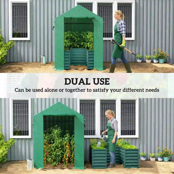 Walk-In Greenhouse Grow House with Shelving