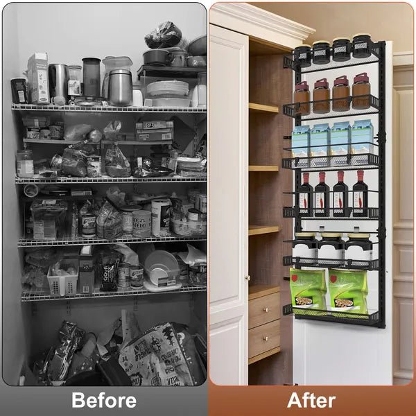6-Tier Over The Door Pantry Organizer