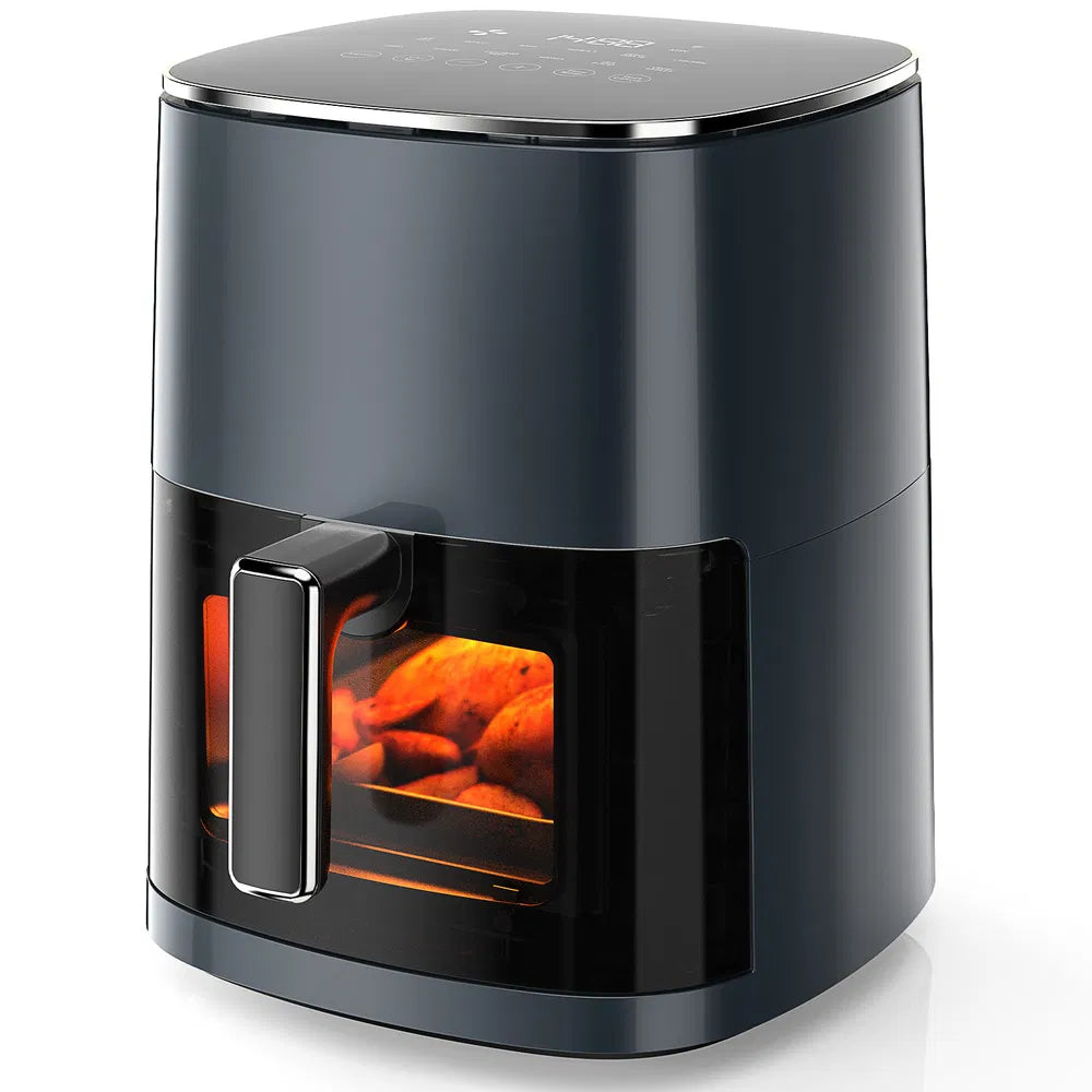 6 Quart Square Air Fryer with Window - 12-in-1 Functions
