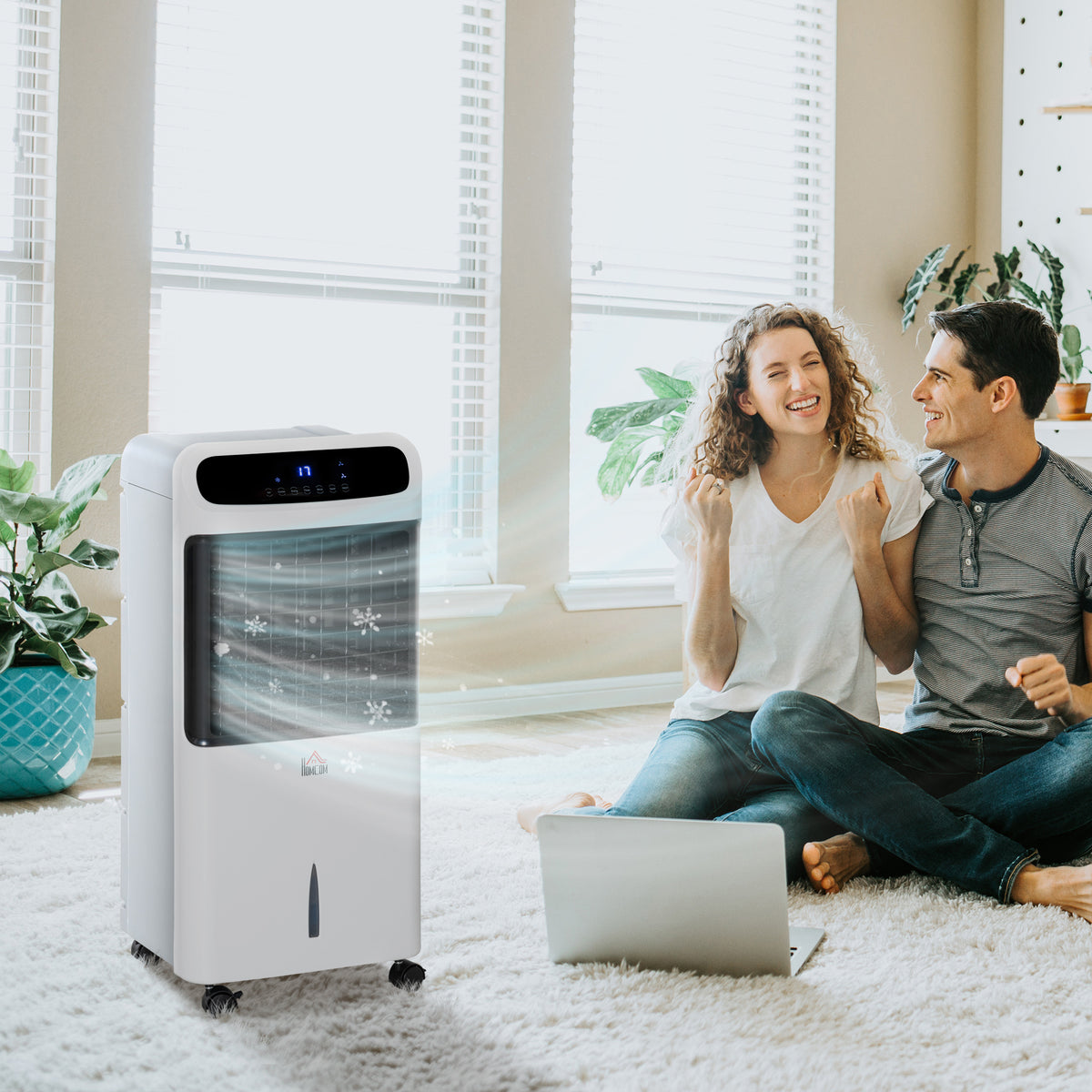 32" Evaporative Air Cooler with 3.2 Gal Tank