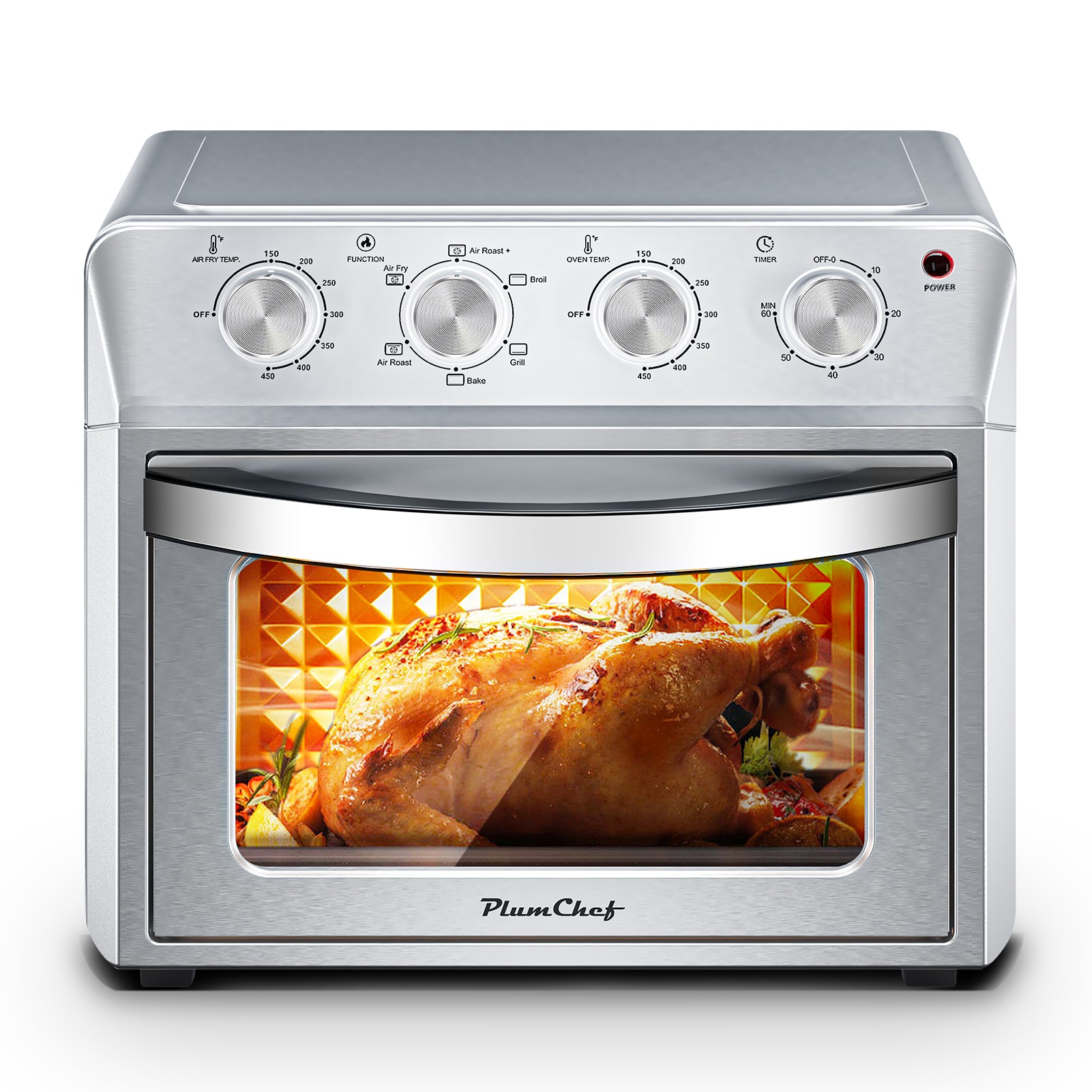 27.5QT 6-in-1 Air Fryer Toaster Oven Convection