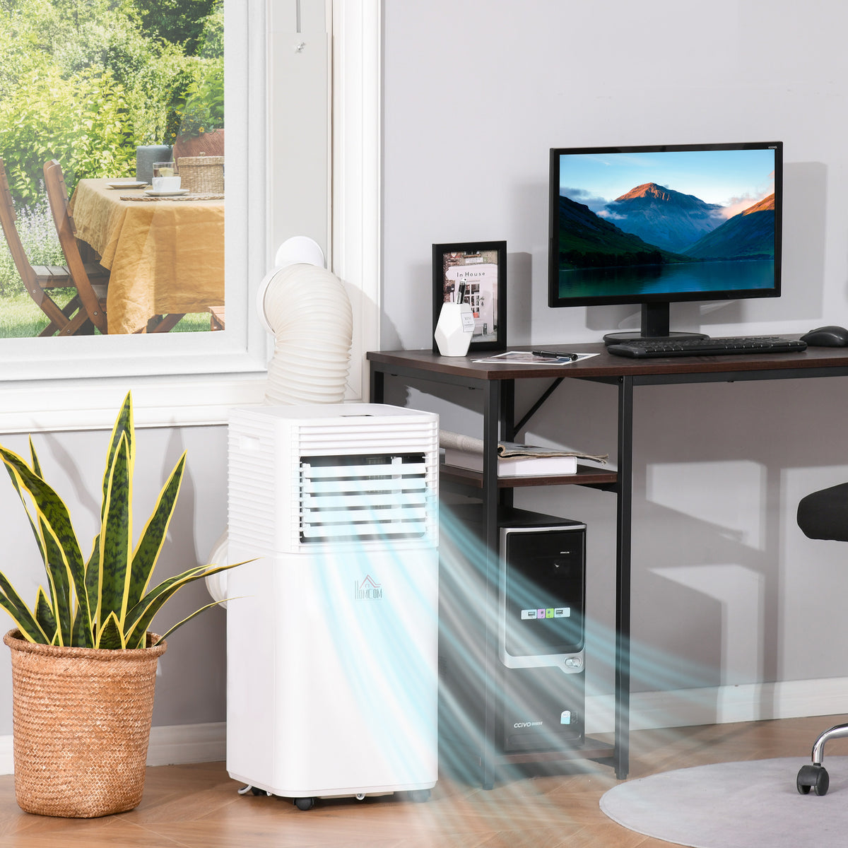 8000 BTU Mobile Air Conditioner with Remote Control & Timer
