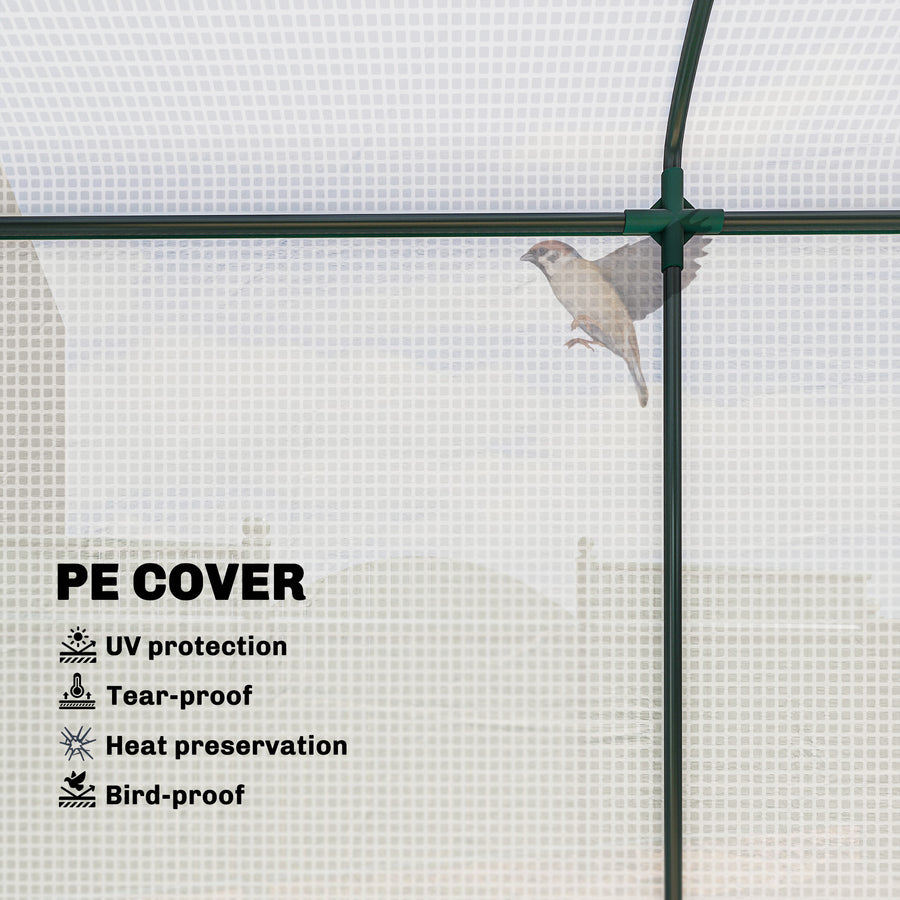 Durable PE cover blocks weather