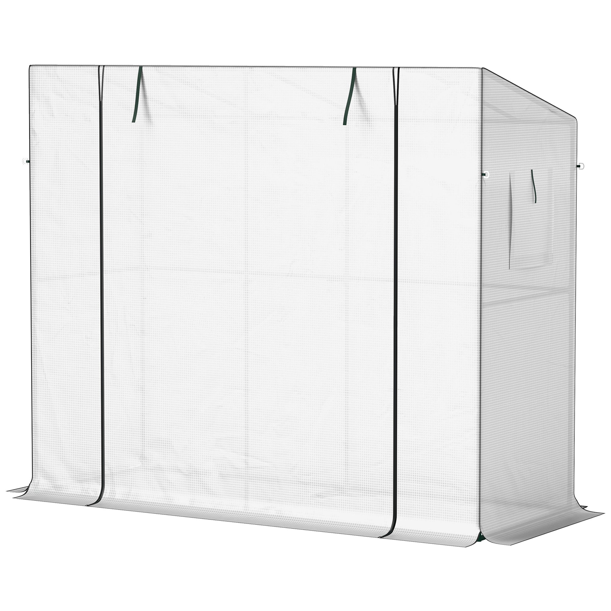 Walk-in Portable Greenhouse 6.6x2.5x5.6ft UV-Resistant