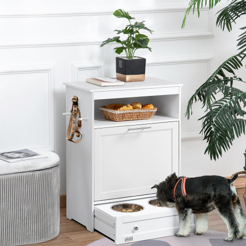 Outdoor Pet Feeder Storage Locker Station