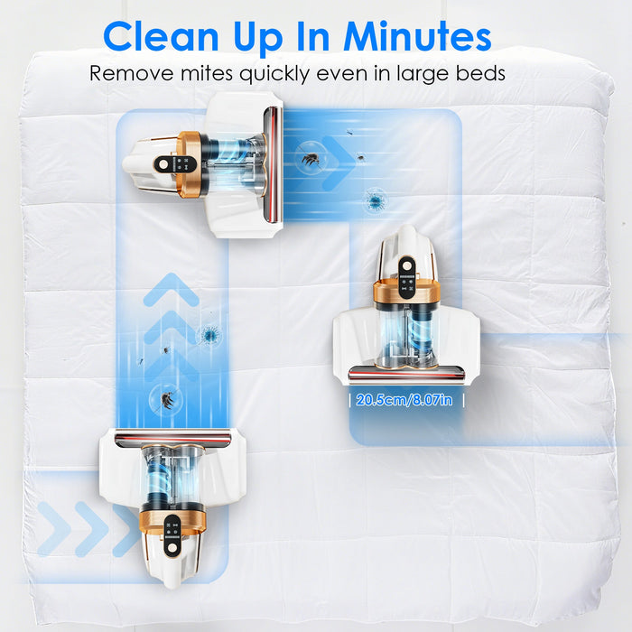 Mattress Vacuum Cleaner 16Kpa Handheld with UVC Light