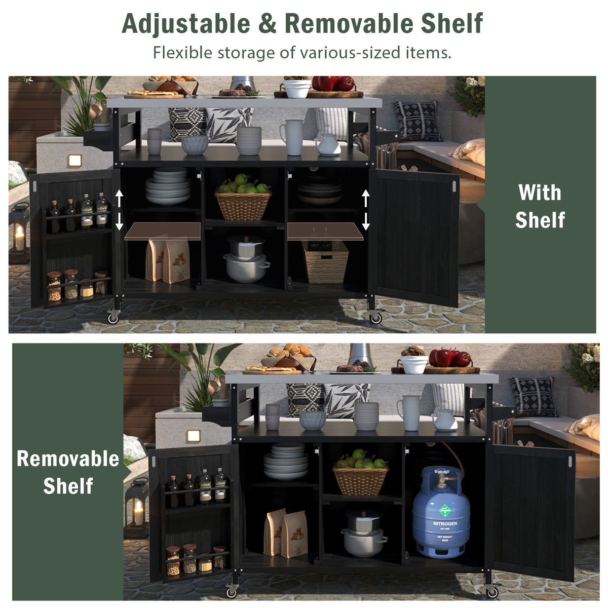 K&K Outdoor Kitchen Island