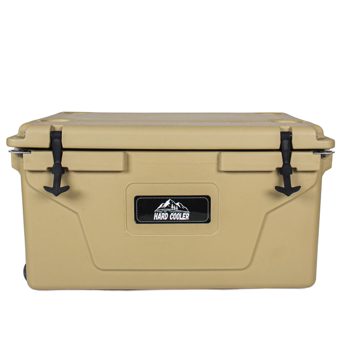 110 Quart Rotomolded Khaki Cooler with Ice Retention