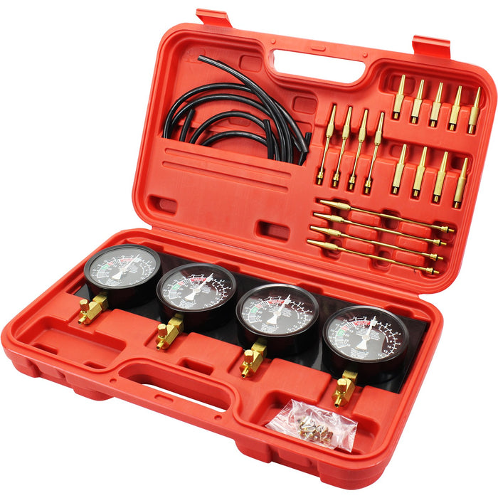 Fuel Vacuum Carburetor Synchronizer Tool Kit with Gauge Set