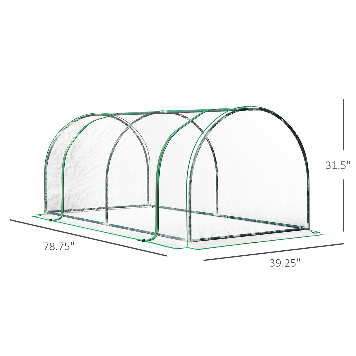 Portable Tunnel Greenhouse Hot House