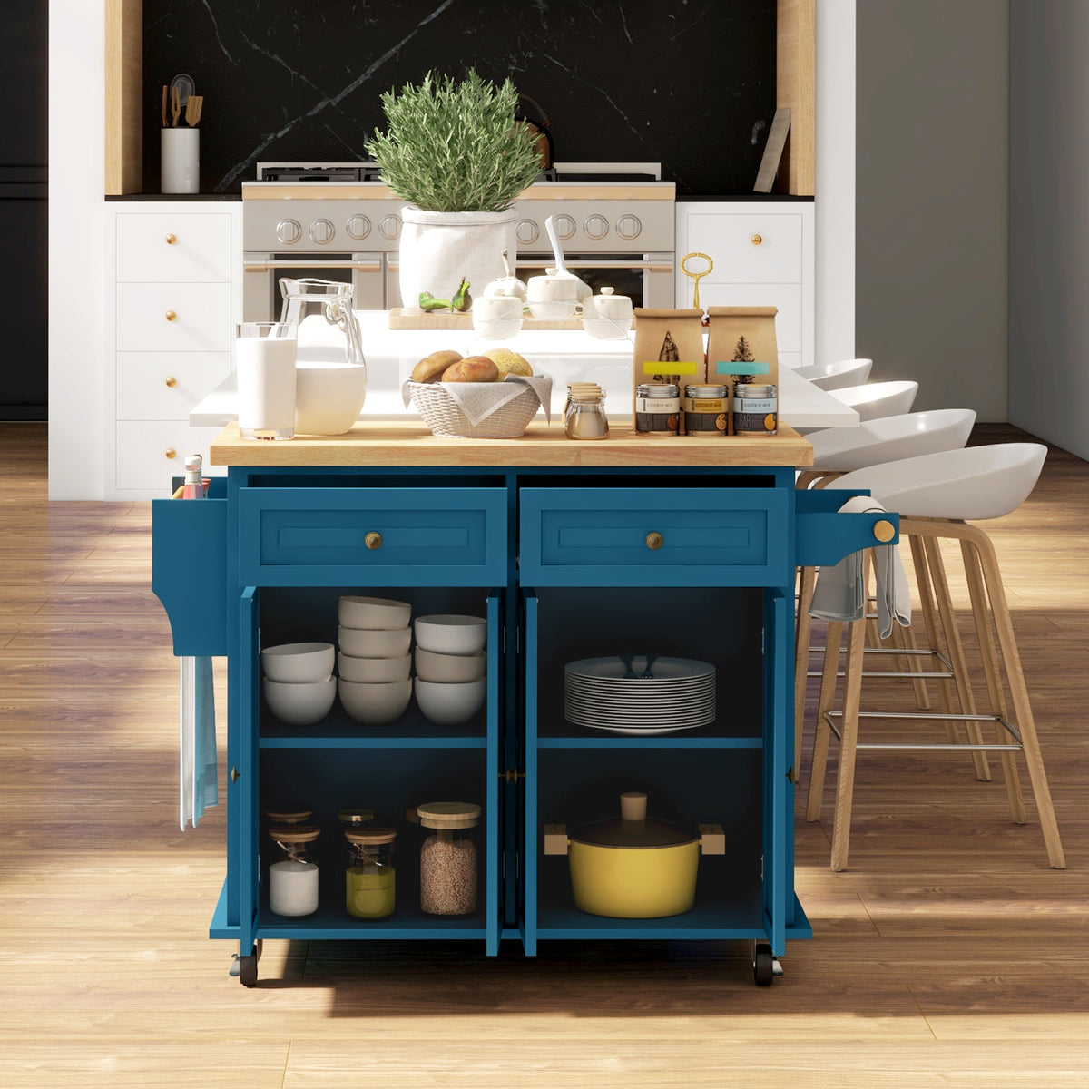 Kitchen Island On Wheels
