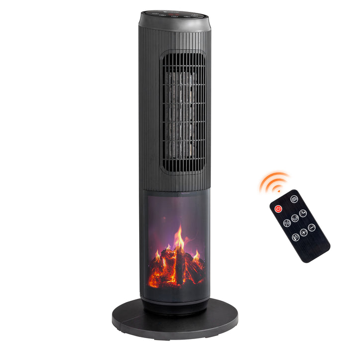 25 Inch Tower Space Heater with Remote Control